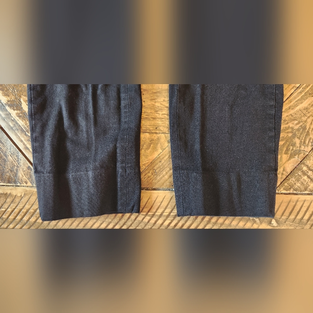 Banana Republic Sloan Crop Curvy Pants Black Size 2 Curvy - Picture 3 of 9